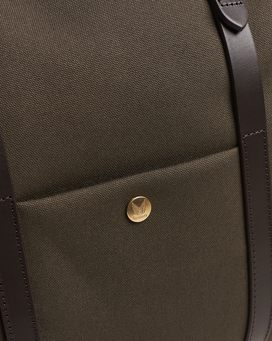 Uomini | Borse | Mismo | M/S Utility Canvas Duffle Bag Army/Dark Brown