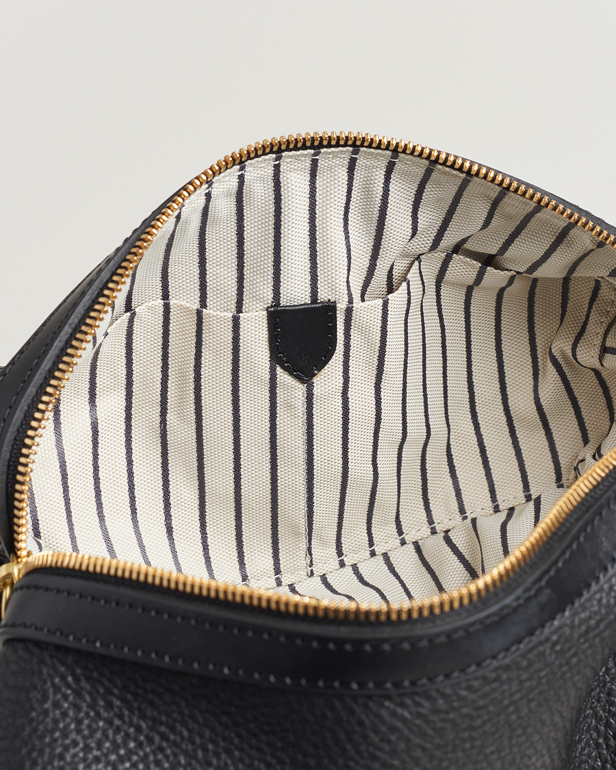 Uomini | Borse | Mismo | Groom Pebbled Leather Washbag Black