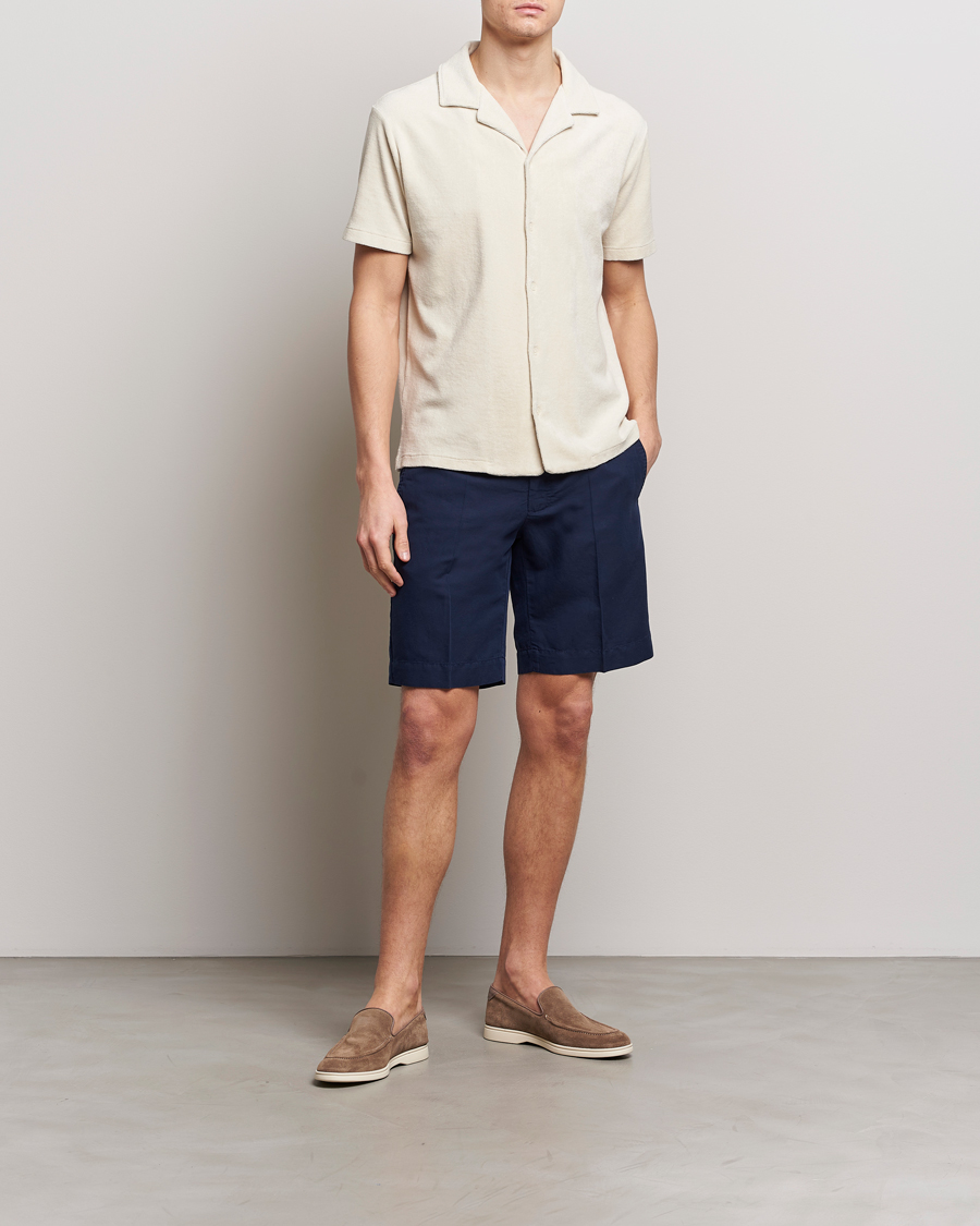 Uomini | Camicie | Altea | Terry Bowling Shirt Light Beige