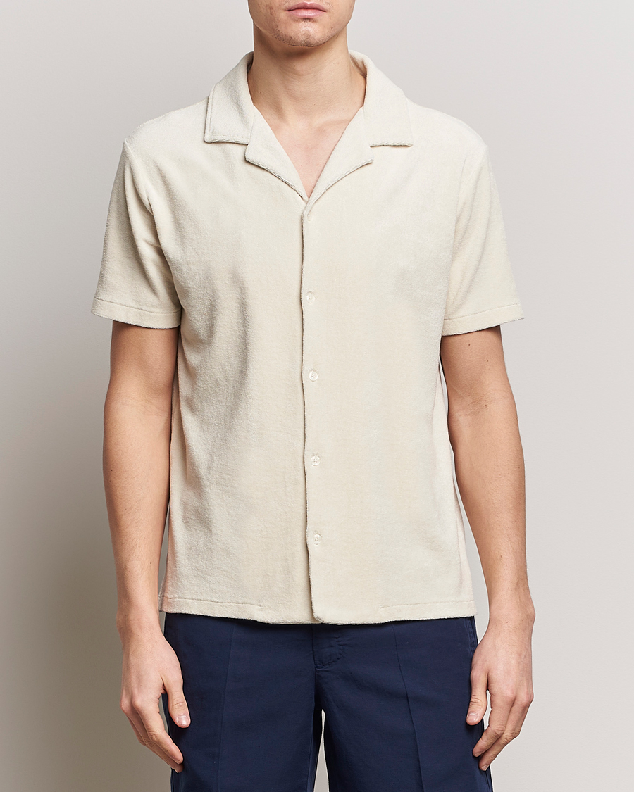 Uomini | Camicie | Altea | Terry Bowling Shirt Light Beige