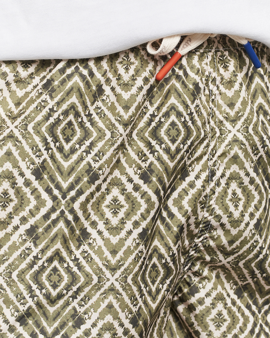 Uomini | Costumi da bagno | Altea | Printed Swim Shorts Green