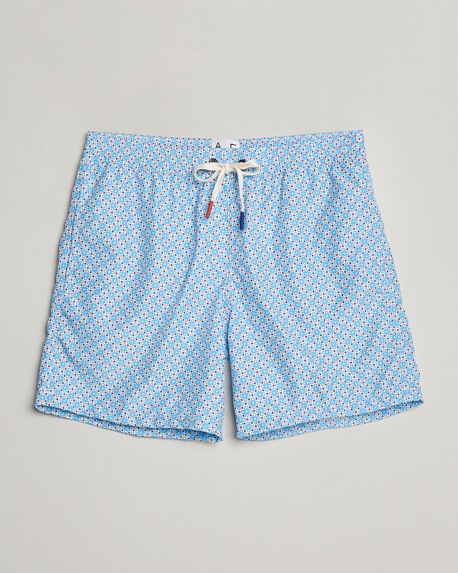 Uomini | Costumi da bagno | Altea | Printed Swim Shorts Light Blue
