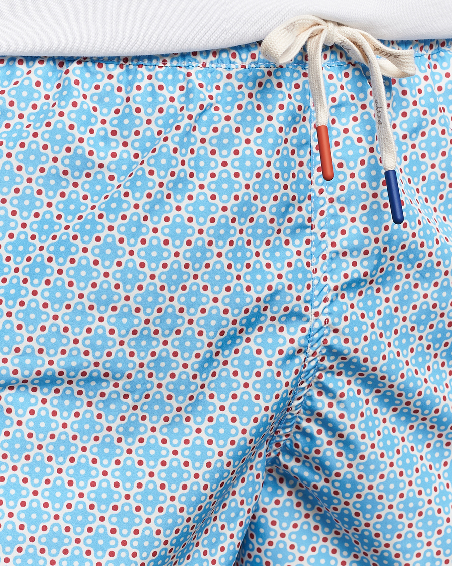 Uomini | Costumi da bagno | Altea | Printed Swim Shorts Light Blue