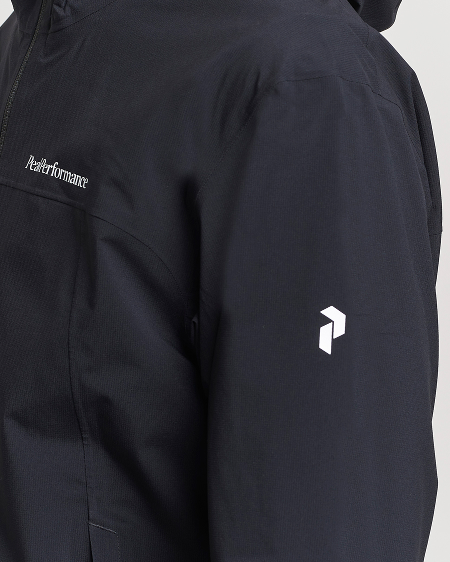 Uomini | Giacche | Peak Performance | Trail Hipe Hooded Shell Jacket Black
