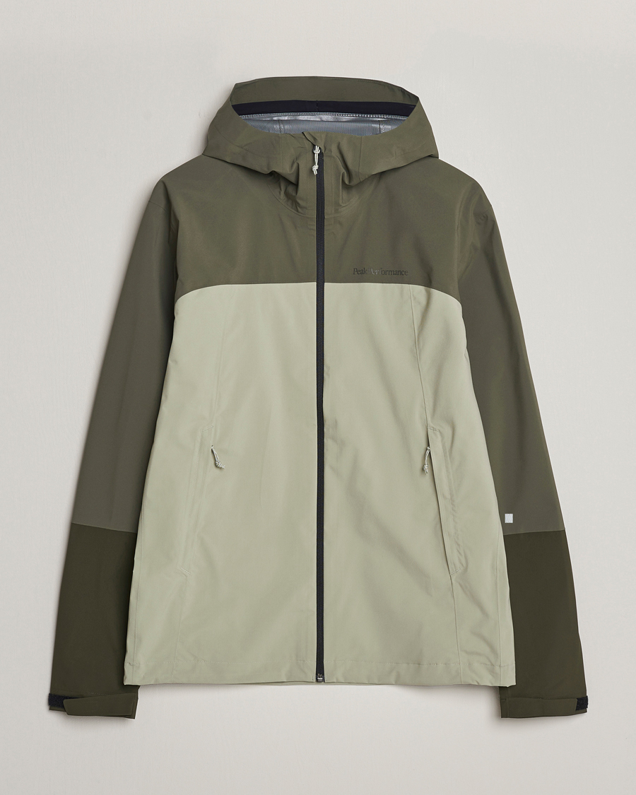 Uomini | Giacche | Peak Performance | Trail Hipe Hooded Jacket Pine Needle/Limit Green