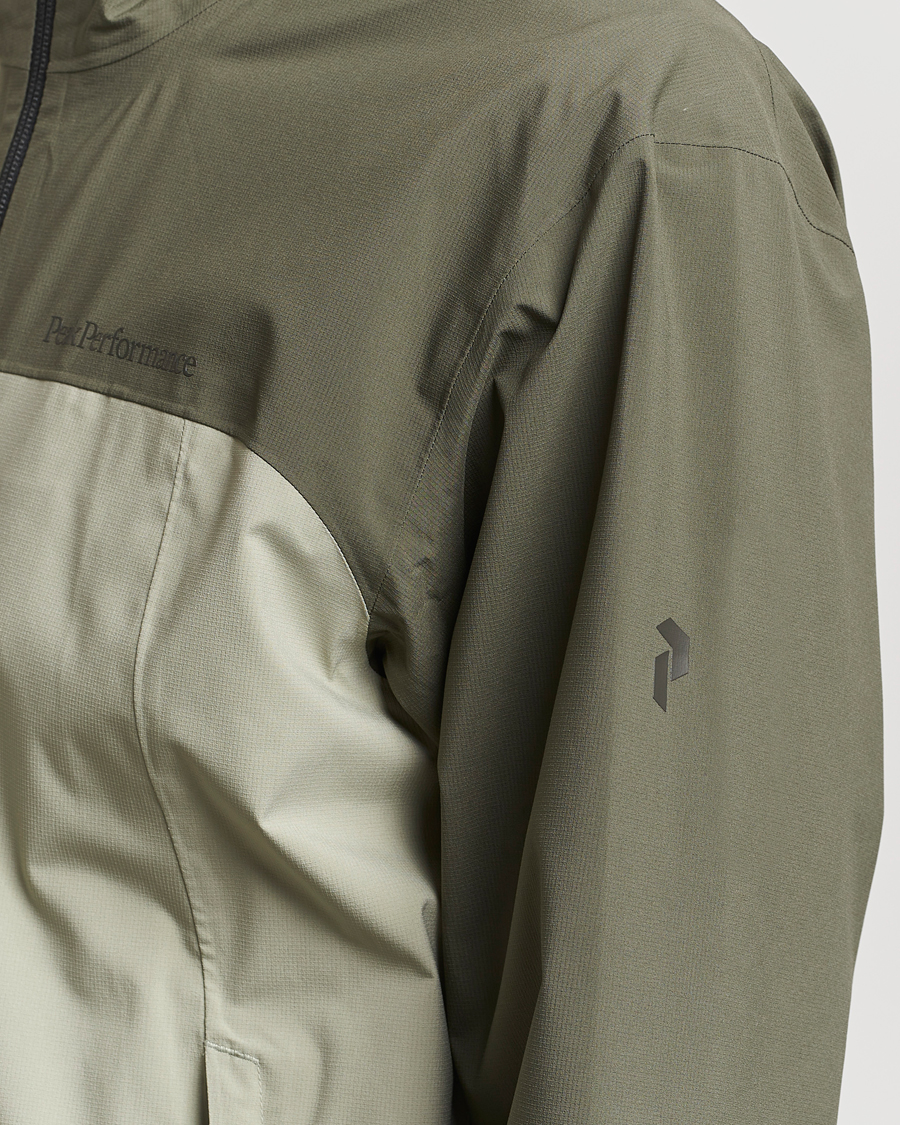 Uomini | Giacche | Peak Performance | Trail Hipe Hooded Jacket Pine Needle/Limit Green