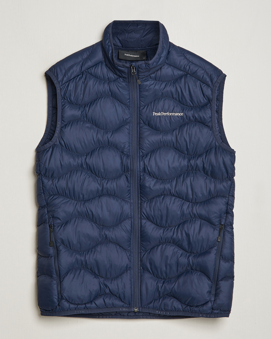 Uomini | Giacche | Peak Performance | Helium Down Vest Blue Shadow