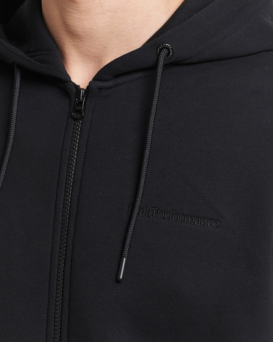 Uomini | Maglieria | Peak Performance | Original Full Zip Hoodie Black