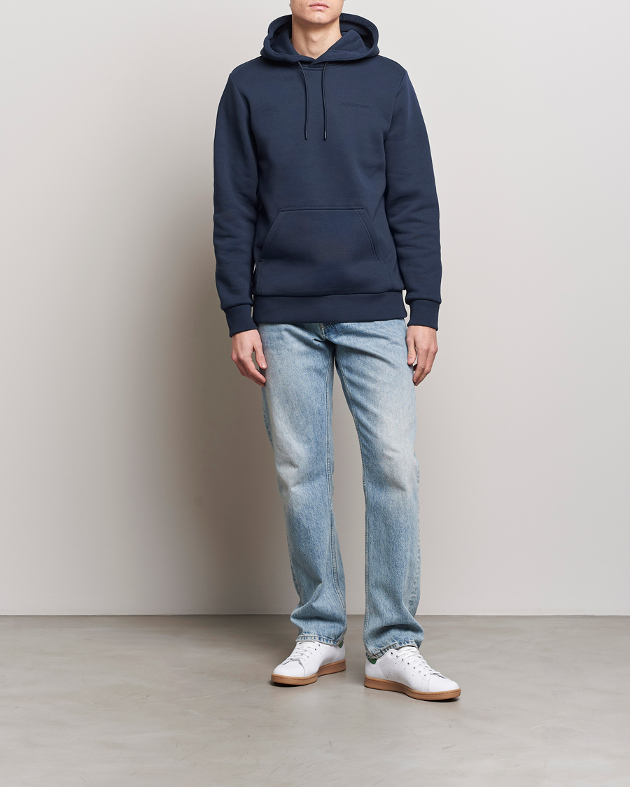 Uomini | Maglieria | Peak Performance | Original Hoodie Blue Shadow