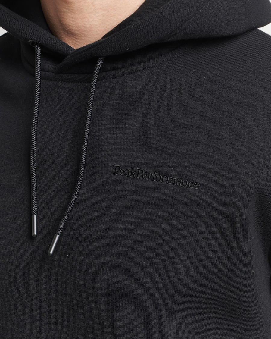 Uomini | Maglieria | Peak Performance | Original Logo Hoodie Black
