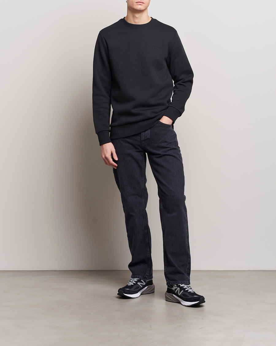 Uomini | Maglieria | Peak Performance | Original Crew Neck Sweatshirt Black