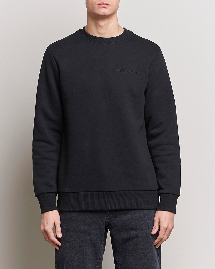 Uomini | Maglieria | Peak Performance | Original Crew Neck Sweatshirt Black