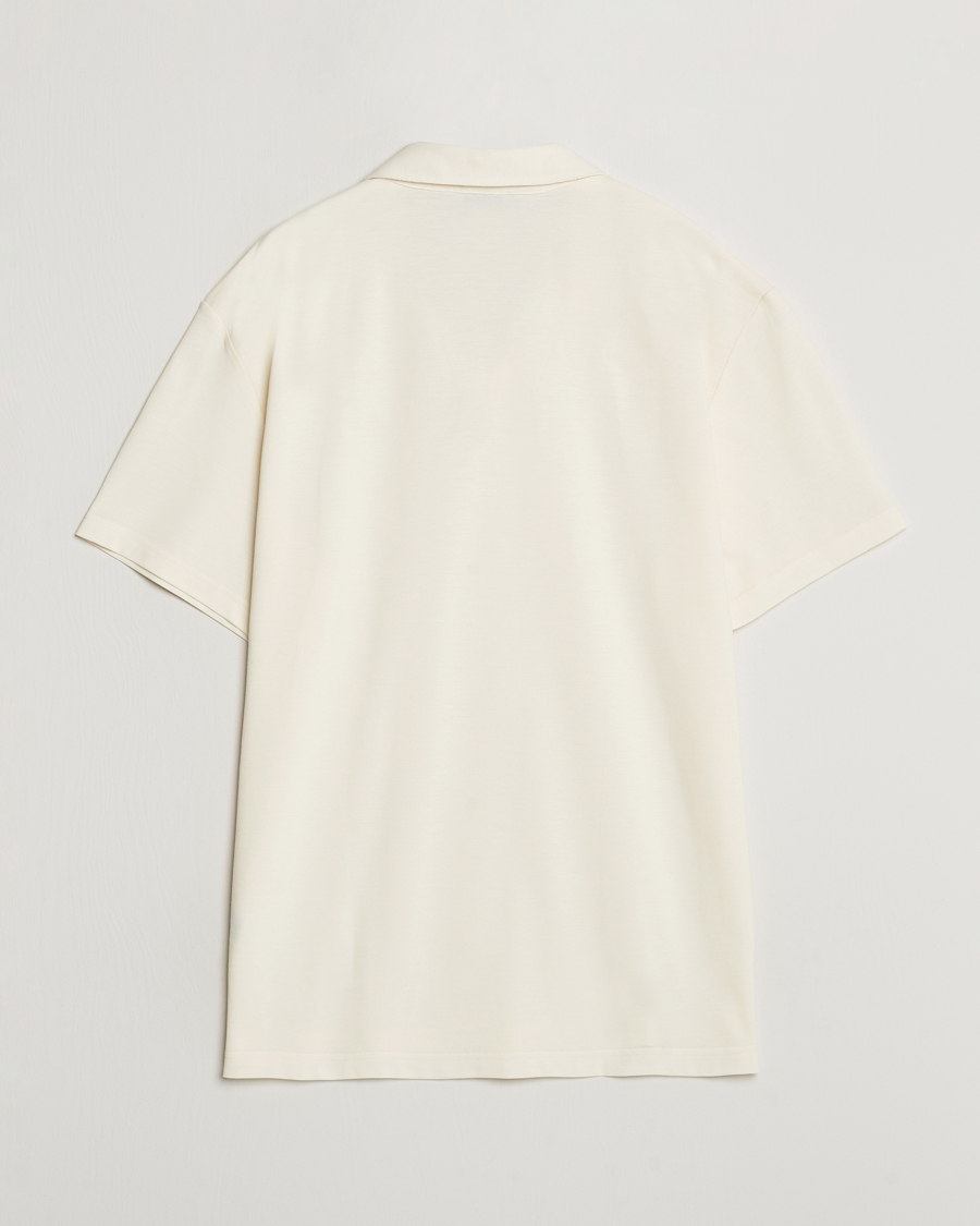 Uomini | Polo | Peak Performance | Cotton Coolmax Open Collar Polo Vintage White