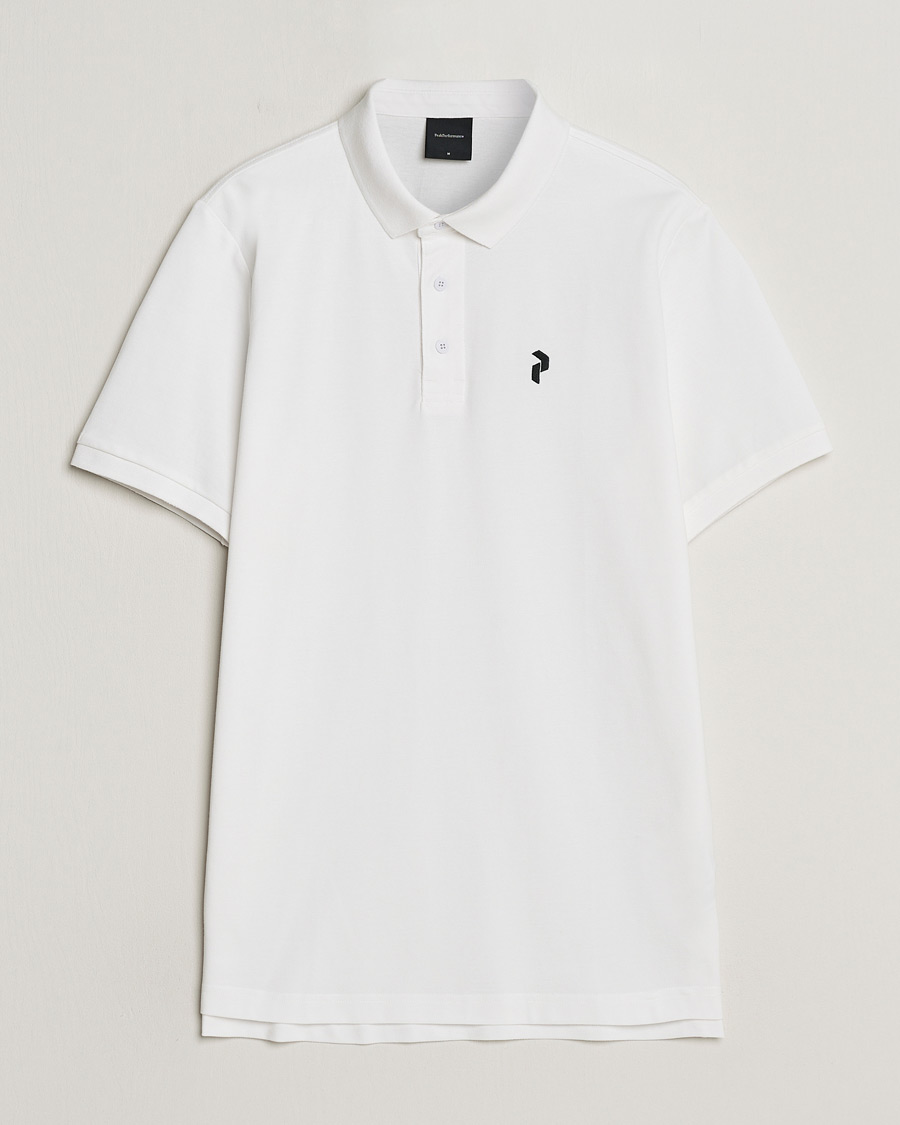 Uomini | Polo | Peak Performance | Classic Cotton Polo White