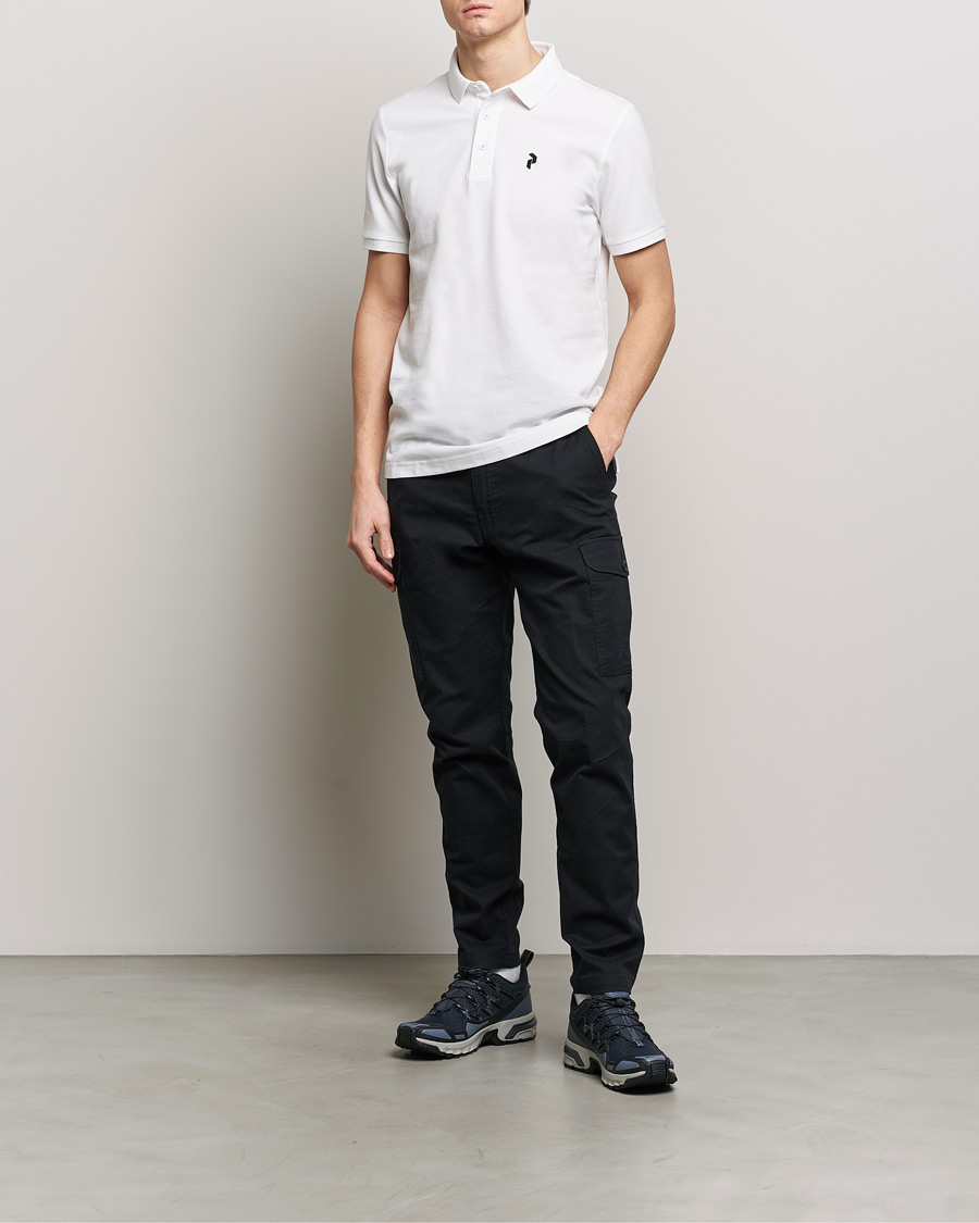 Uomini | Polo | Peak Performance | Classic Cotton Polo White