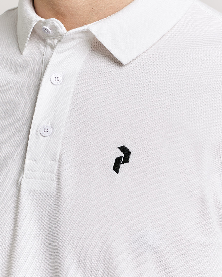 Uomini | Polo | Peak Performance | Classic Cotton Polo White
