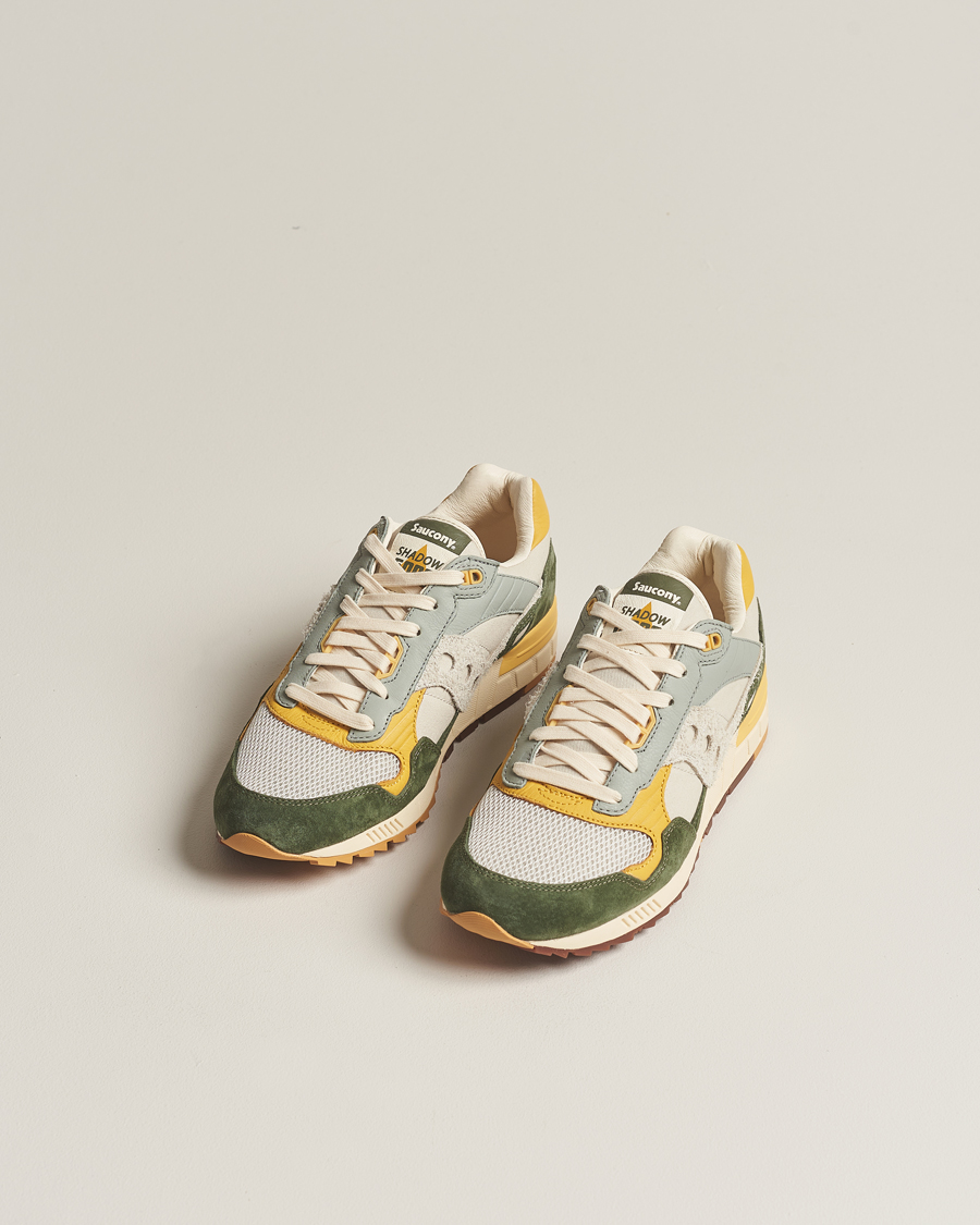 Uomini | Saucony Shadow 5000 Sneaker Yellow/Green/White | Saucony | Shadow 5000 Sneaker Yellow/Green/White