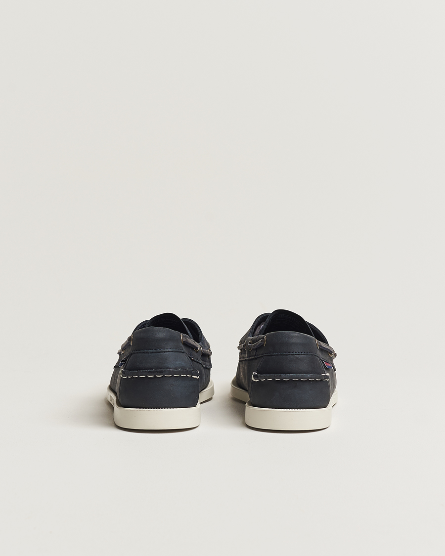 Uomini | Scarpe da barca | Sebago | Dockside Nubuck Boat Shoe Blue Navy