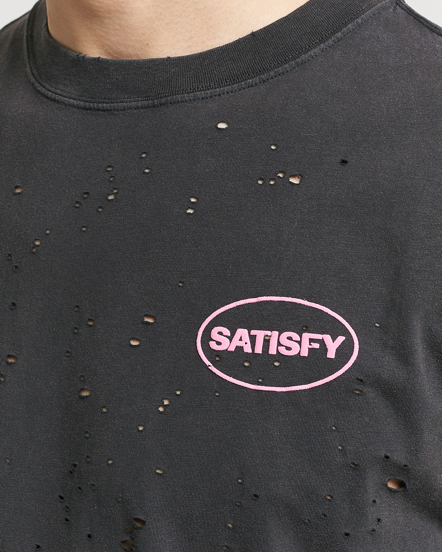 Uomini | T-shirt | Satisfy | MothTech Muscle Tee Aged Black