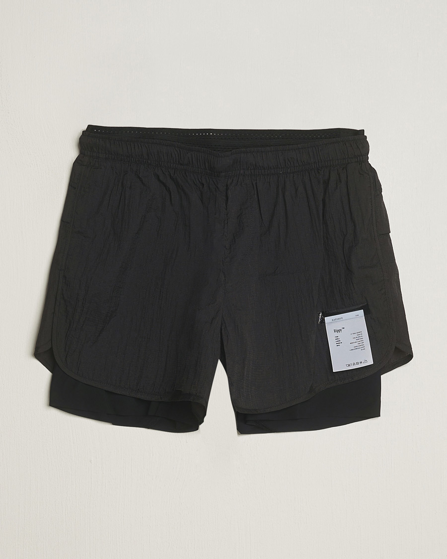 Uomini | Pantaloncini | Satisfy | Rippy 3 Inch Trail Shorts Black