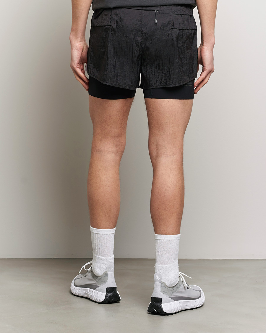 Uomini | Pantaloncini | Satisfy | Rippy 3 Inch Trail Shorts Black