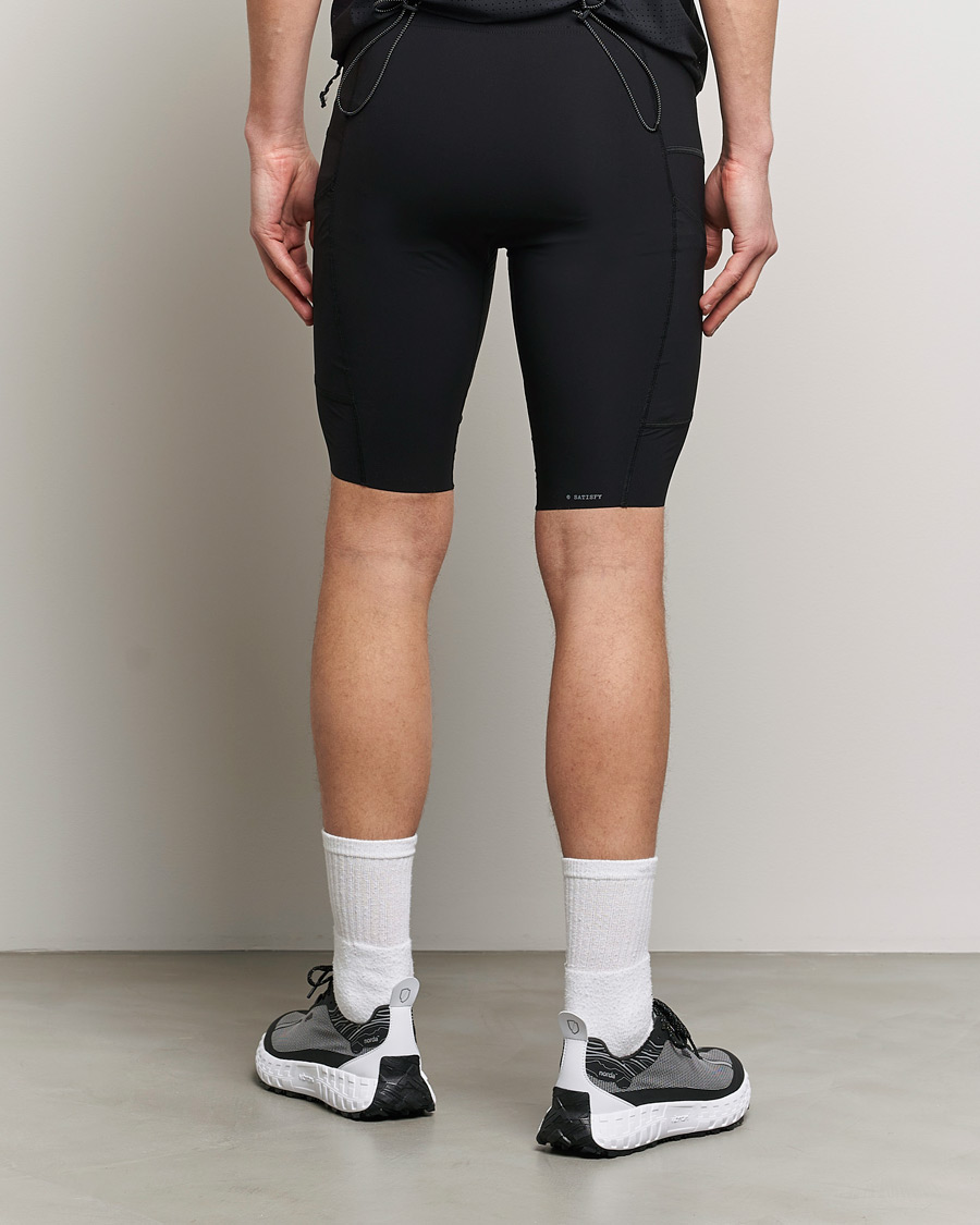Uomini | Pantaloncini | Satisfy | Justice Cargo 9 Inch Half Tights Black