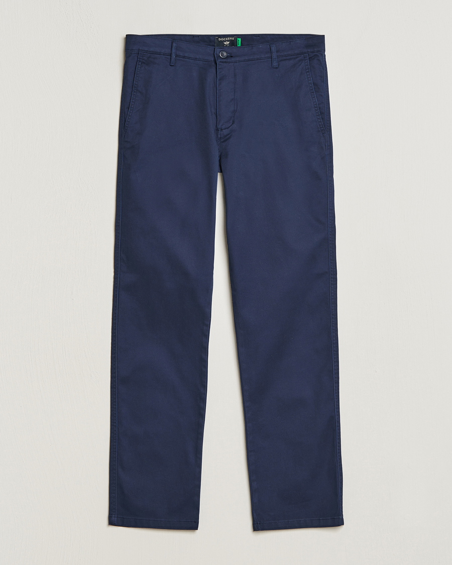 Uomini | Pantaloni | Dockers | Original OPP Slim Twill Stretch Chino Navy Blazer