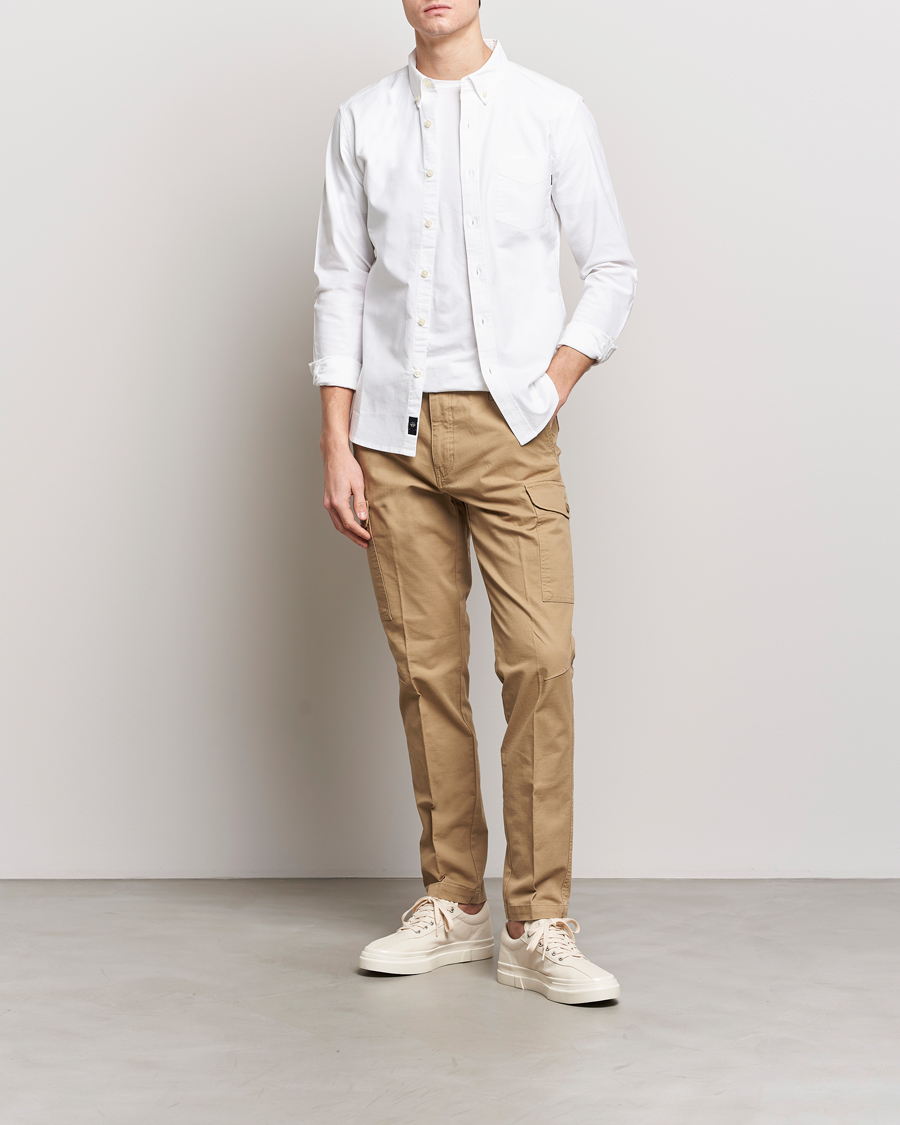 Uomini | Pantaloni | Dockers | Slim Cotton Cargo Pants Harvest Gold