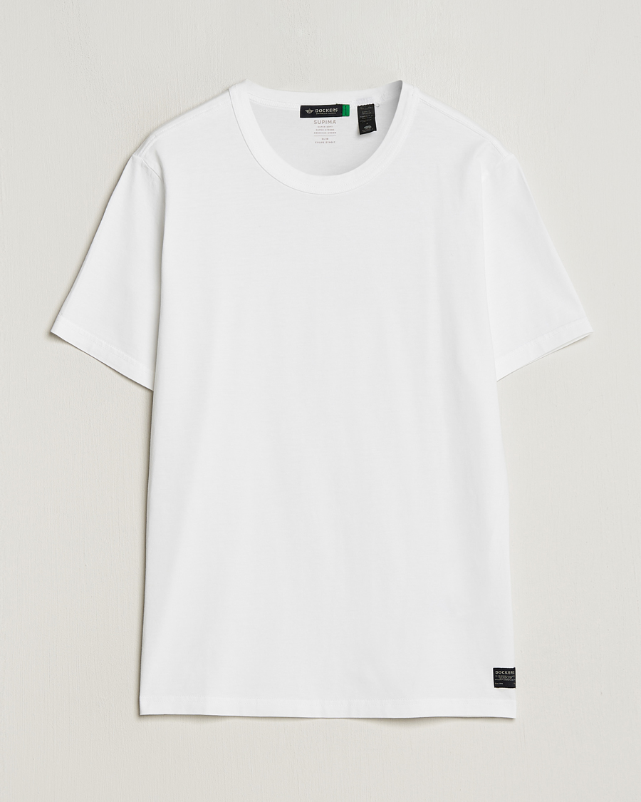 Uomini | T-shirt | Dockers | Original Cotton T-Shirt White