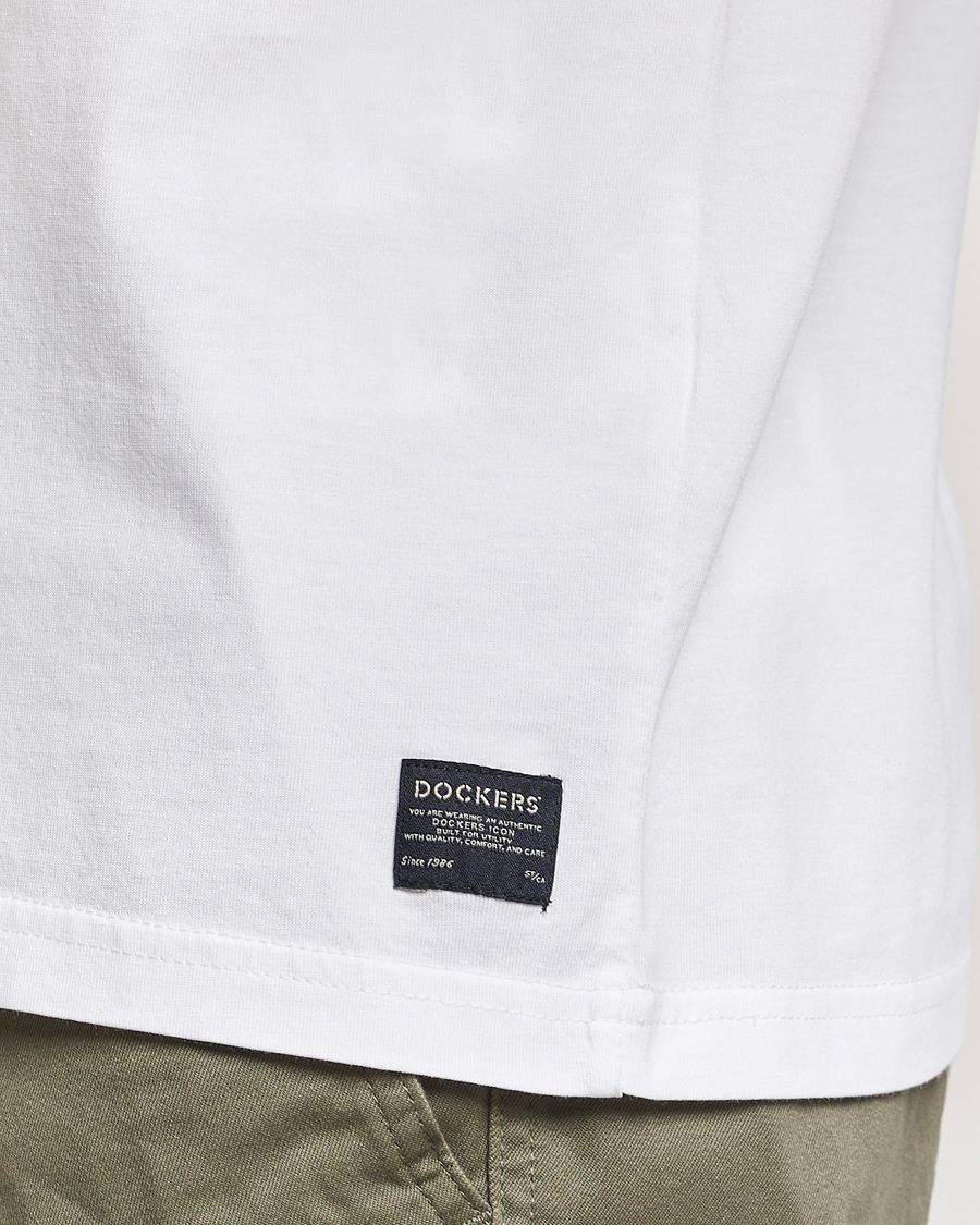 Uomini | T-shirt | Dockers | Original Cotton T-Shirt White