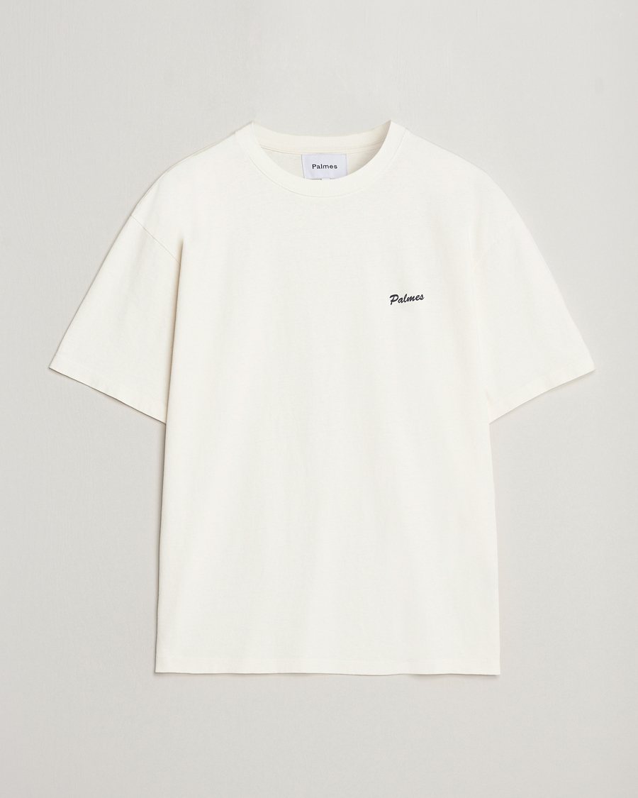 Uomini | T-shirt | Palmes | Dyed T-Shirt Off White