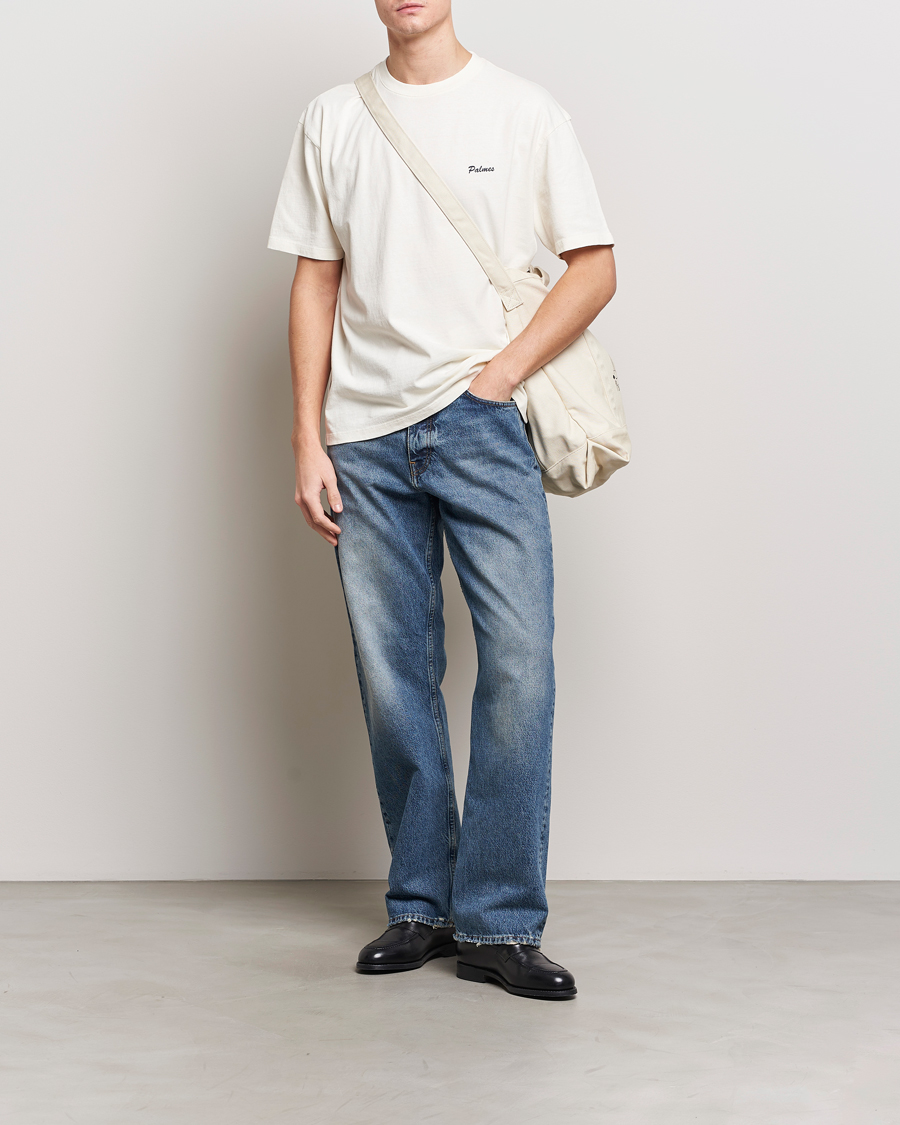 Uomini | T-shirt | Palmes | Dyed T-Shirt Off White