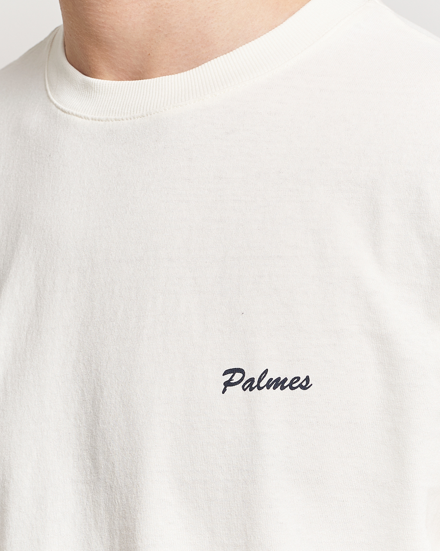 Uomini | T-shirt | Palmes | Dyed T-Shirt Off White