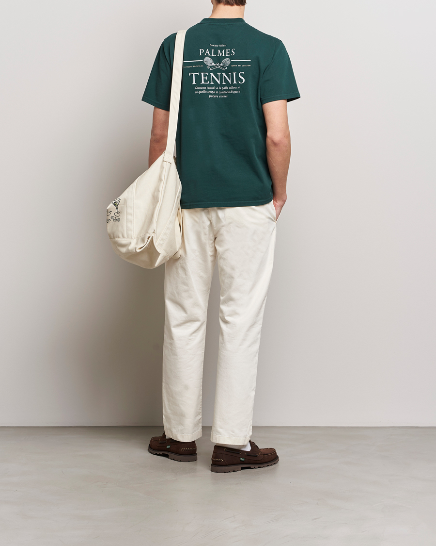 Uomini | T-shirt | Palmes | Vichi Pocket T-Shirt Dark Green