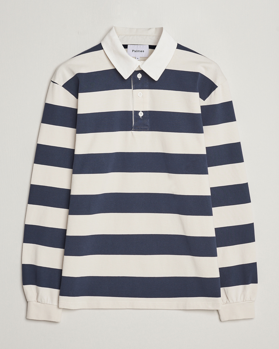 Uomini | Maglieria | Palmes | Colt Rugby Shirt Navy/White