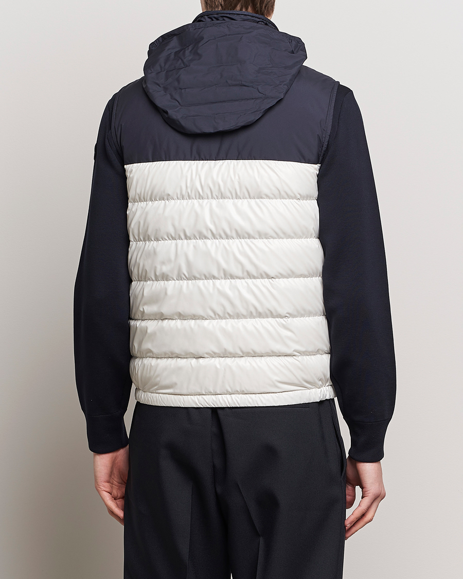 Uomini | Giacche | Moncler | Cerces Down Vest Off White/Navy