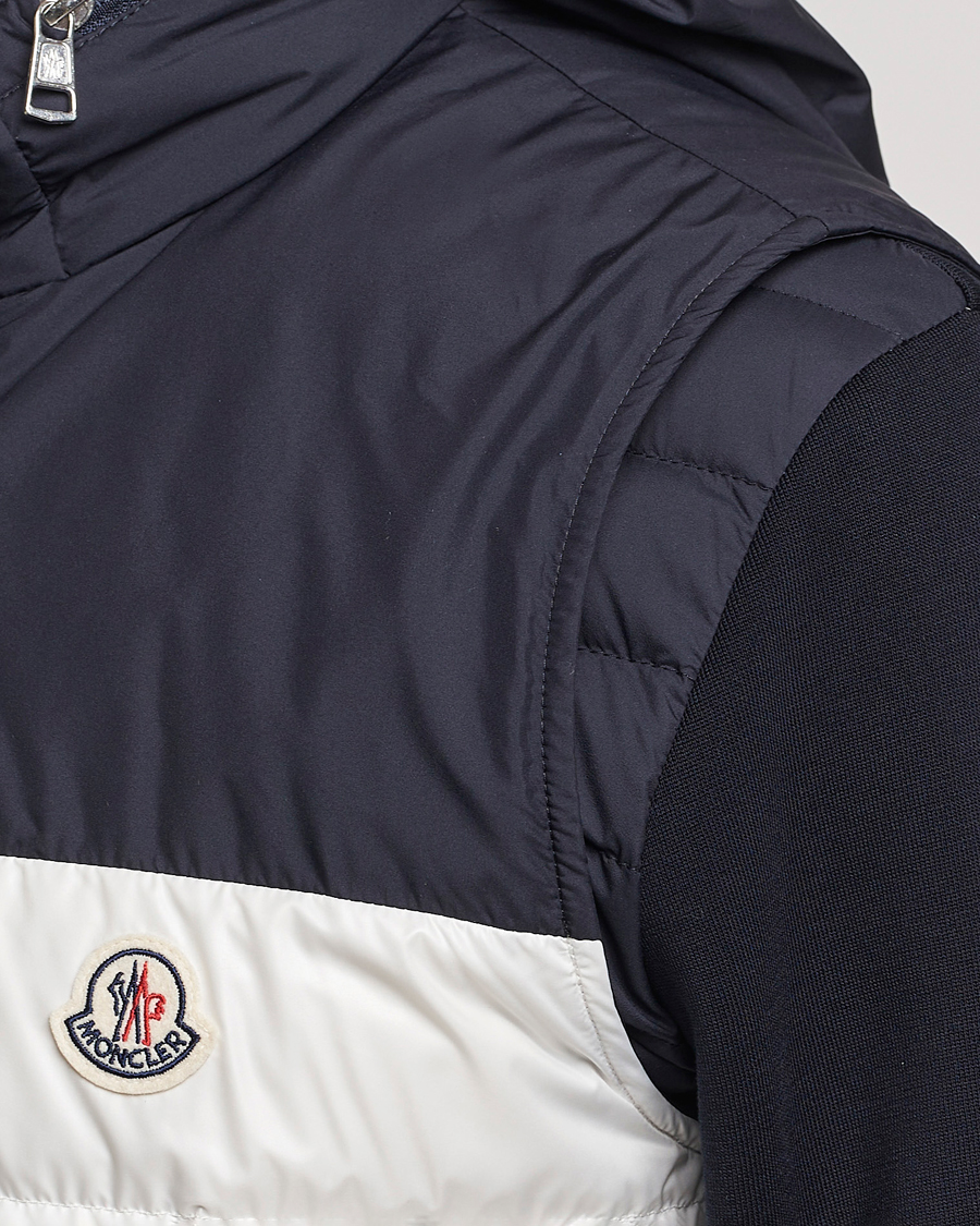 Uomini | Giacche | Moncler | Cerces Down Vest Off White/Navy