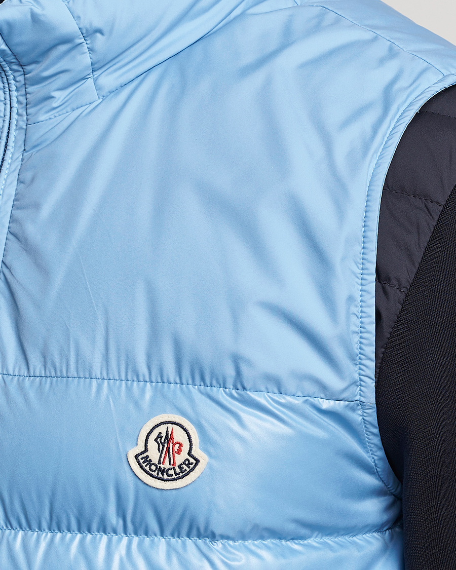 Uomini | Giacche | Moncler | Cerces Down Vest Light Blue