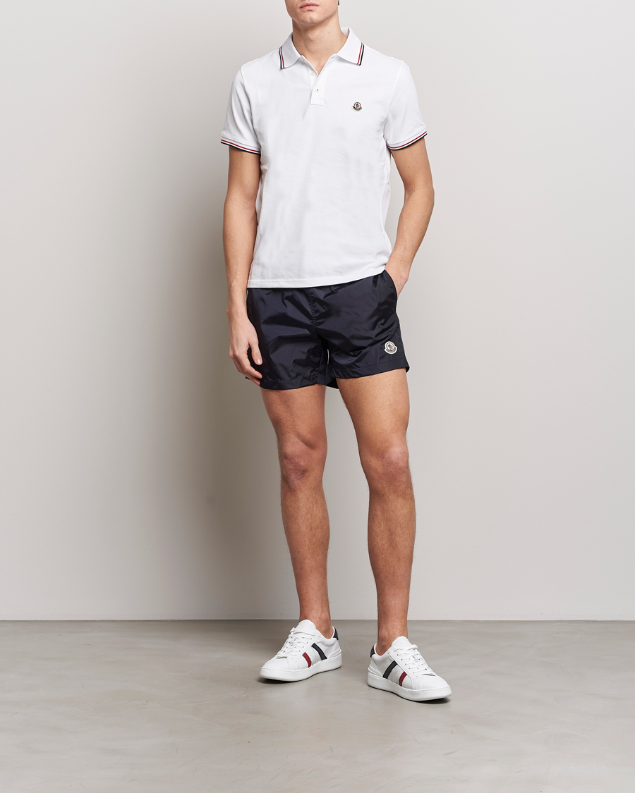 Uomini | Costumi da bagno | Moncler | Nylon Swim Shorts Navy