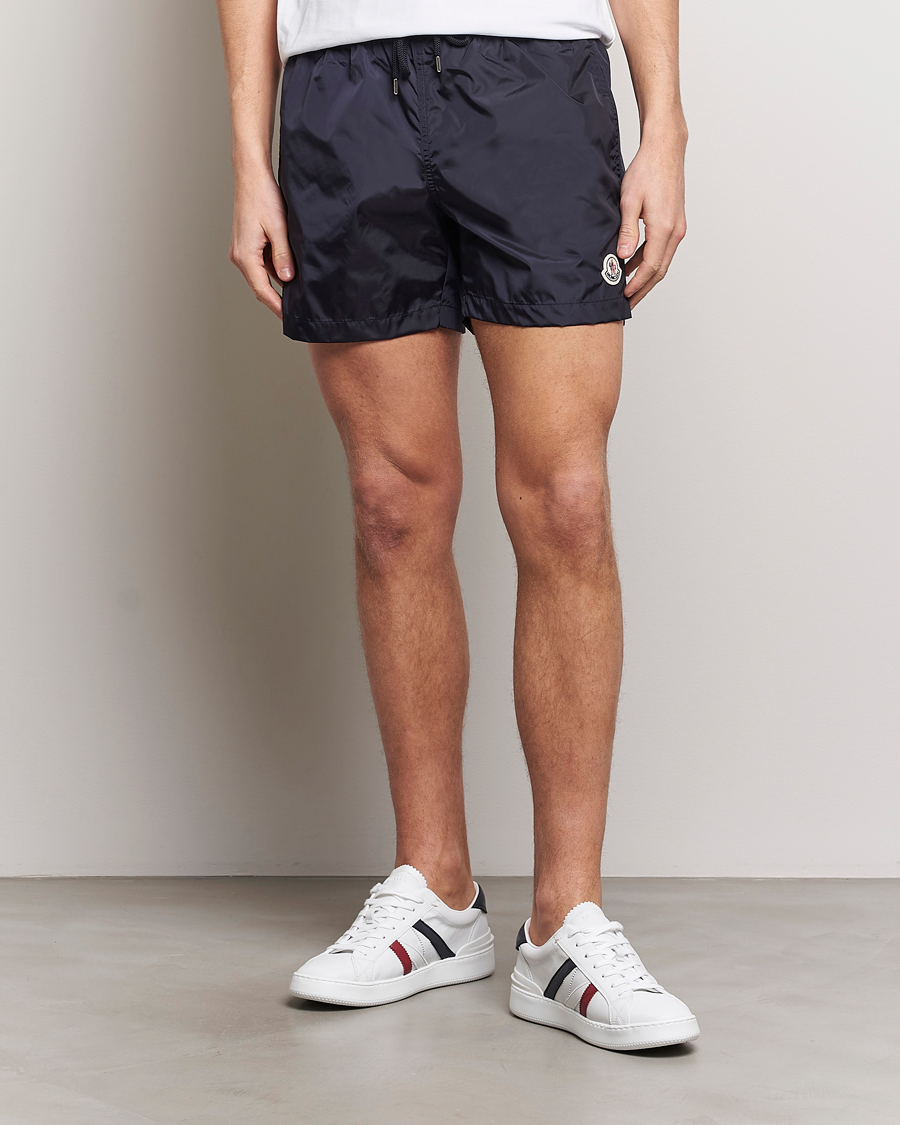 Uomini | Costumi da bagno | Moncler | Nylon Swim Shorts Navy