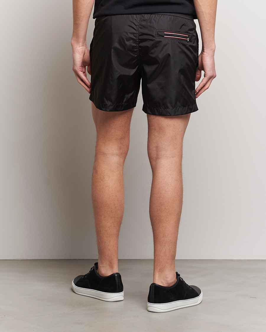 Uomini | Costumi da bagno | Moncler | Nylon Swim Shorts Black