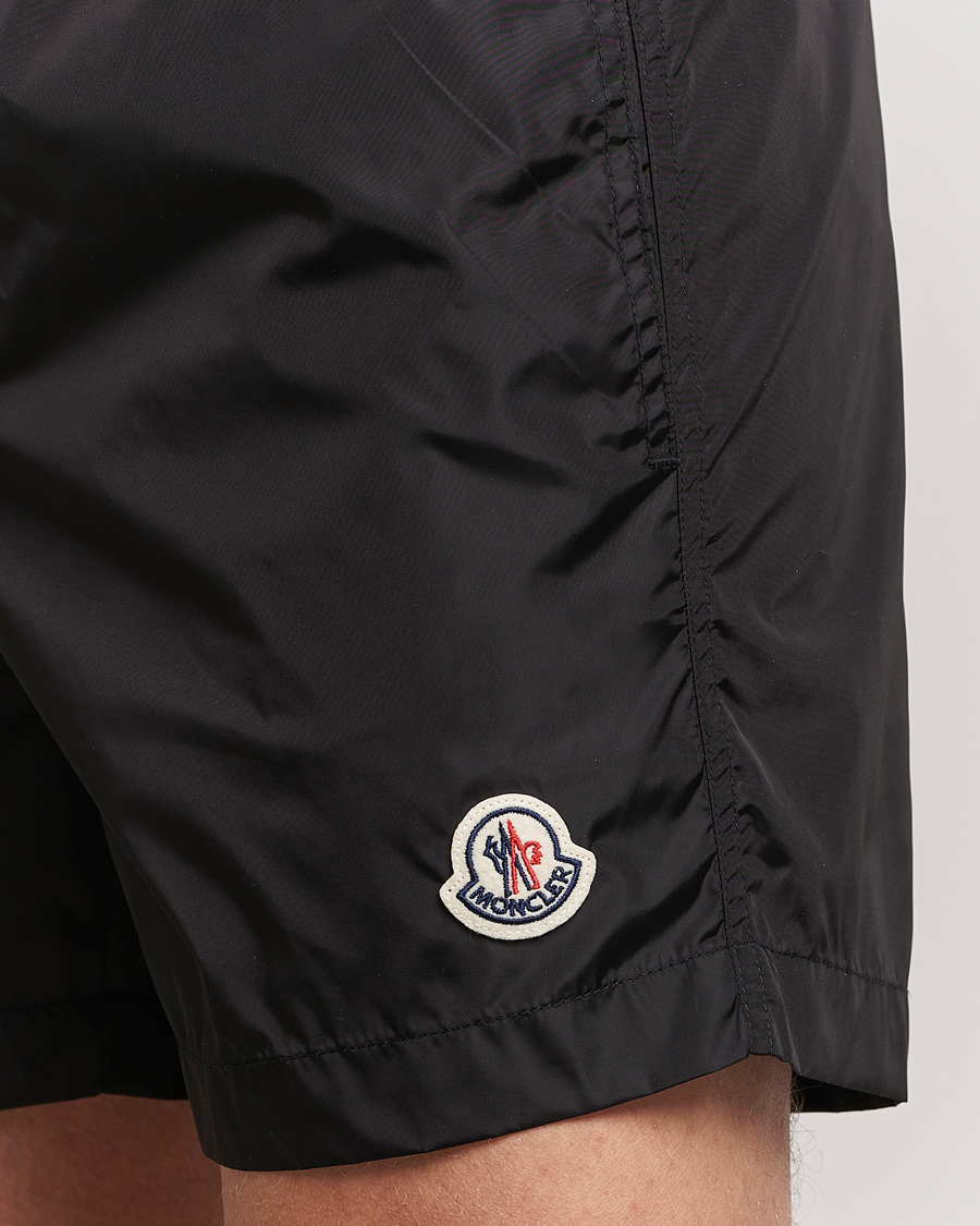 Uomini | Costumi da bagno | Moncler | Nylon Swim Shorts Black