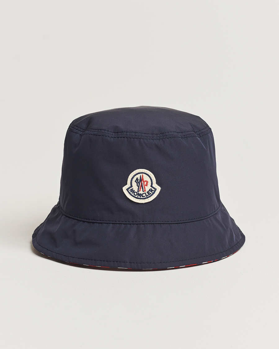 Uomini | Moncler Nylon Bucket Hat Navy | Moncler | Nylon Bucket Hat Navy