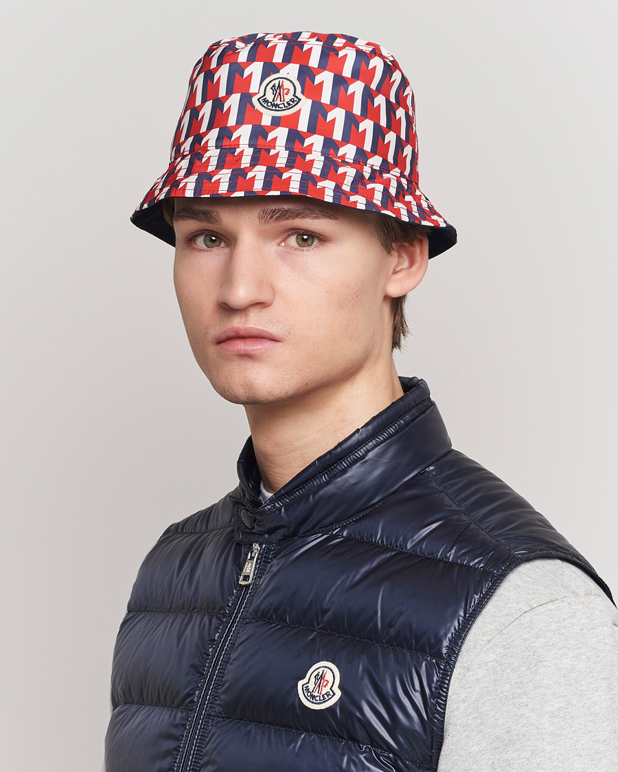 Uomini | Moncler Nylon Bucket Hat Navy | Moncler | Nylon Bucket Hat Navy