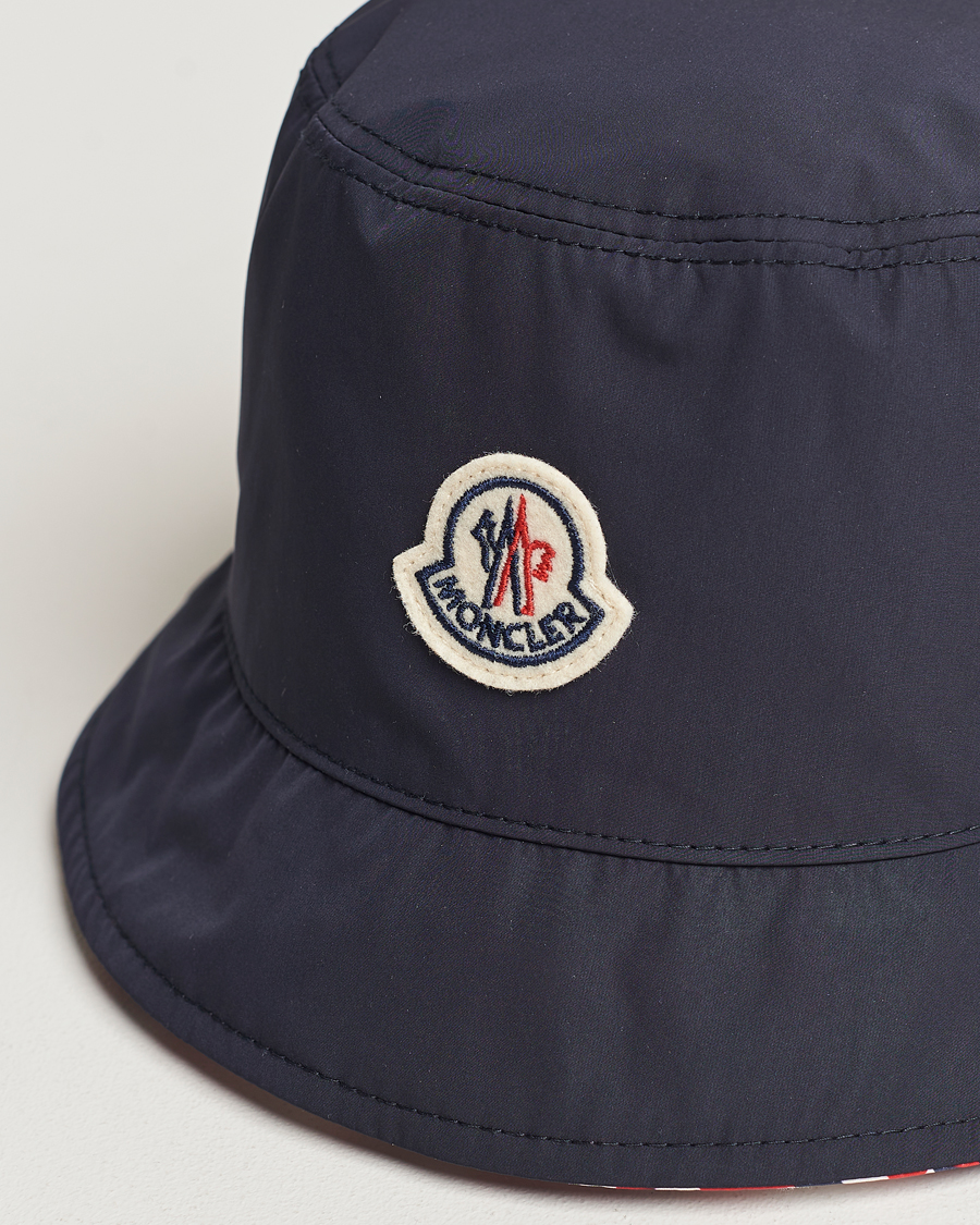 Uomini | Moncler Nylon Bucket Hat Navy | Moncler | Nylon Bucket Hat Navy