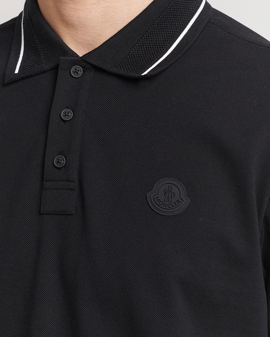 Uomini | Polo | Moncler | Tonal Logo Polo Black