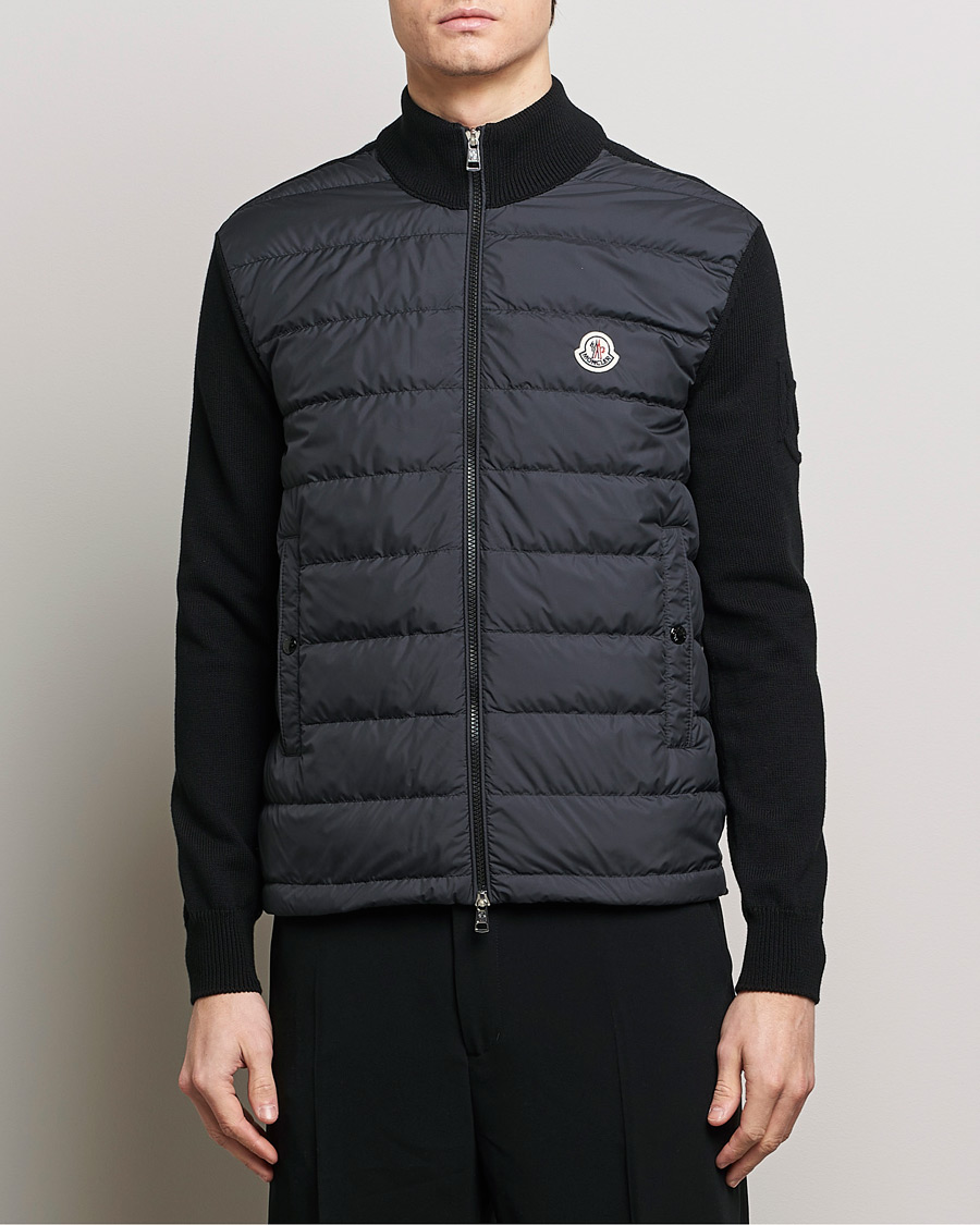 Uomini | Maglieria | Moncler | MonclerHybrid Zip CardiganBlackS