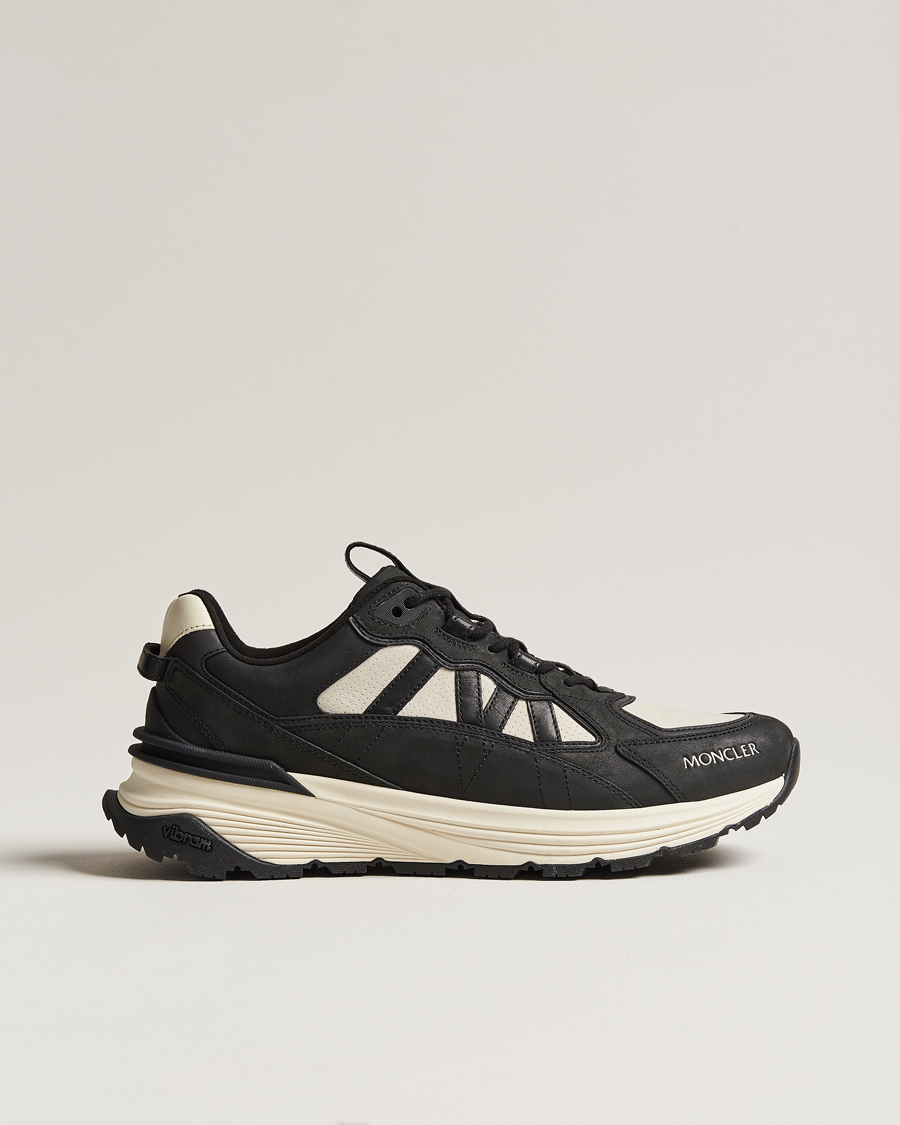 Uomini | Moncler Lite Runner Sneakers Black/White | Moncler | Lite Runner Sneakers Black/White
