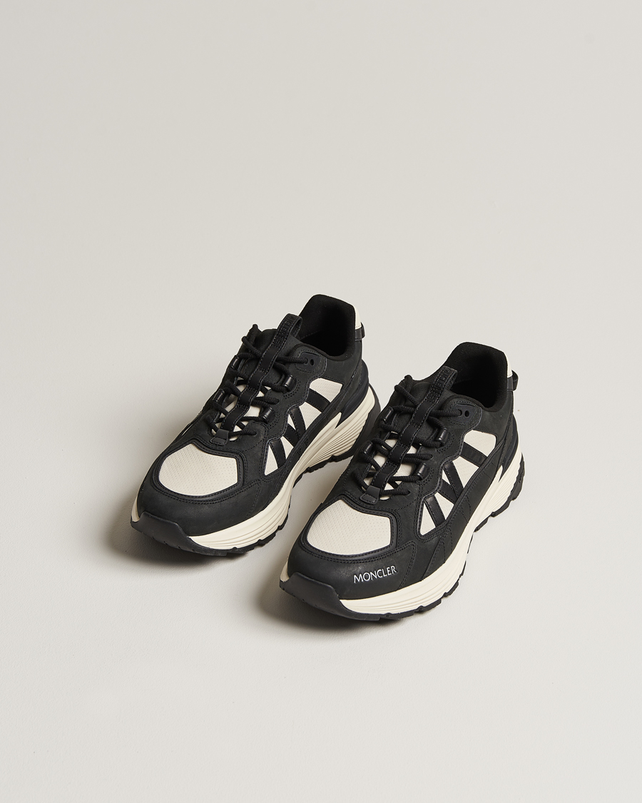 Uomini | Moncler Lite Runner Sneakers Black/White | Moncler | Lite Runner Sneakers Black/White