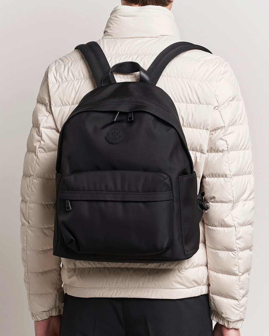 Uomini | Moncler Pierrick Nylon Backpack Black | Moncler | Pierrick Nylon Backpack Black